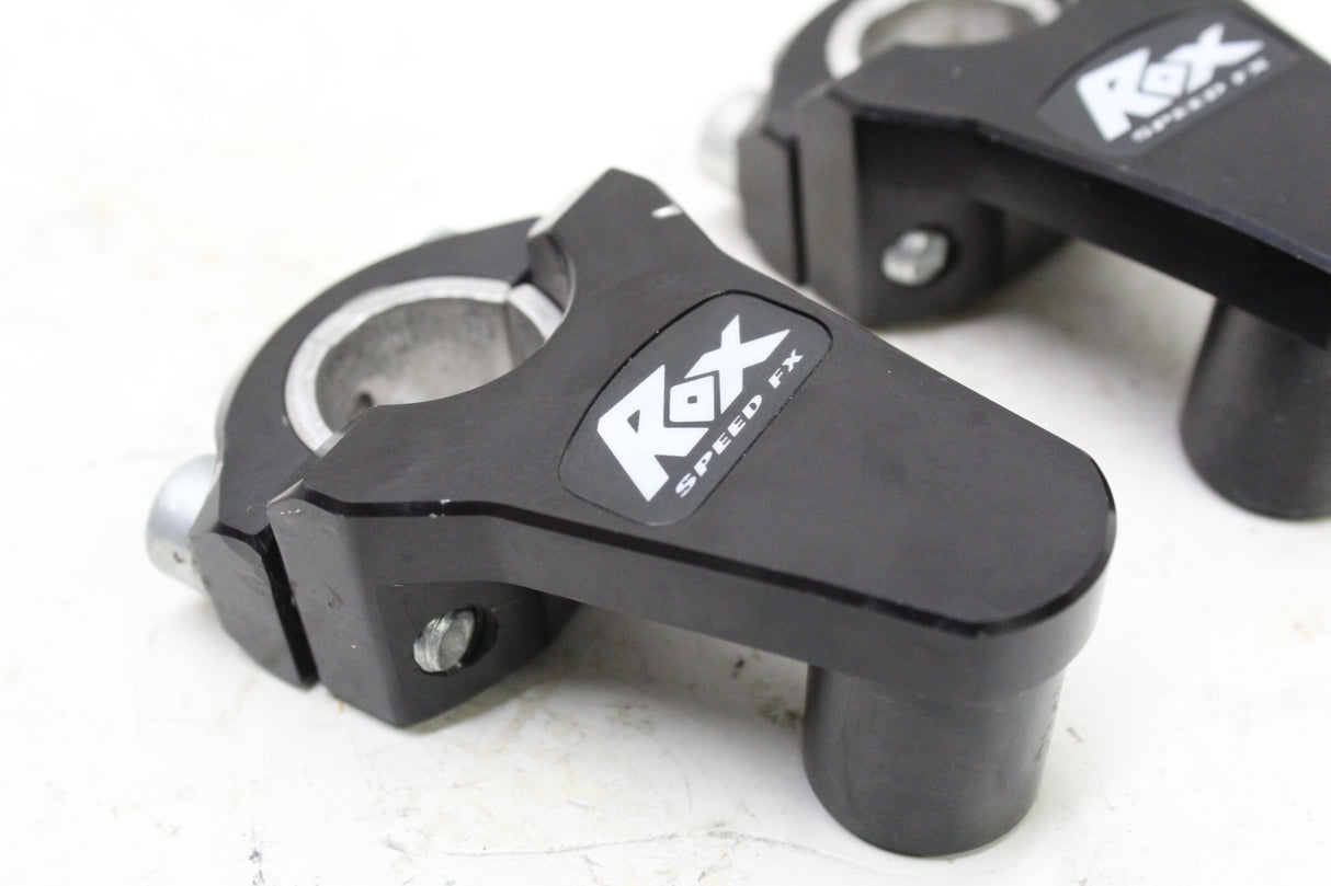2011 KAWASAKI KLR650 ROX SPEED FX 2" PIVOTING HANDLEBAR RISERS BLACK