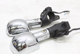 2007 Honda Rebel 250 CMX250CL OEM CHROME FRONT REAR TURN SIGNAL LIGHTS SET OF 4