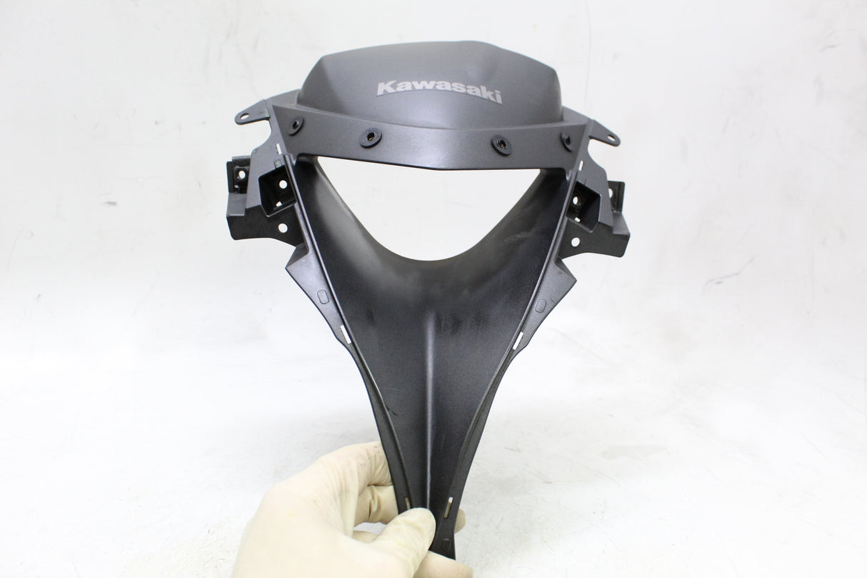 2009 Kawasaki Ninja ZX6R OEM FRONT UPPER NOSE FAIRING COWL SHROUD