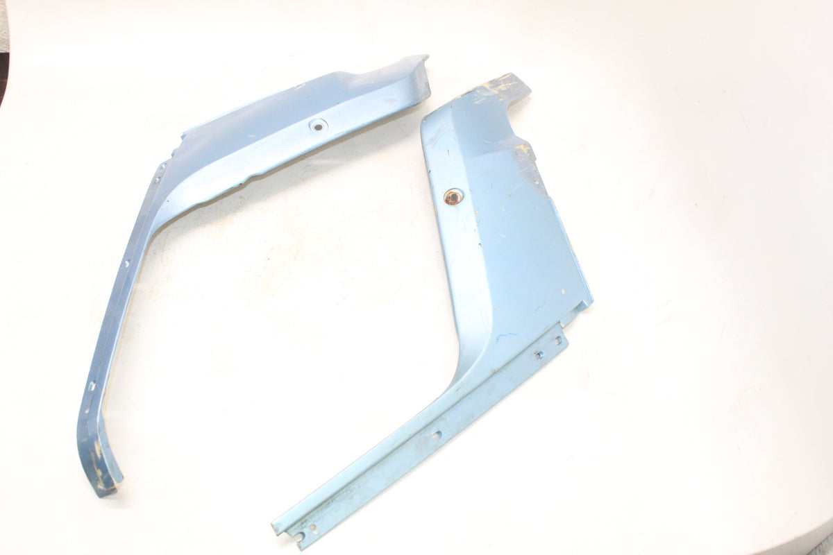 1983 Yamaha XC180 Riva 180 OEM Floor Board Side Rail Covers Pair