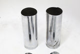 2007 YAMAHA XVS650 V STAR 650 OEM FRONT FORK CHROME COVER SHROUD SET