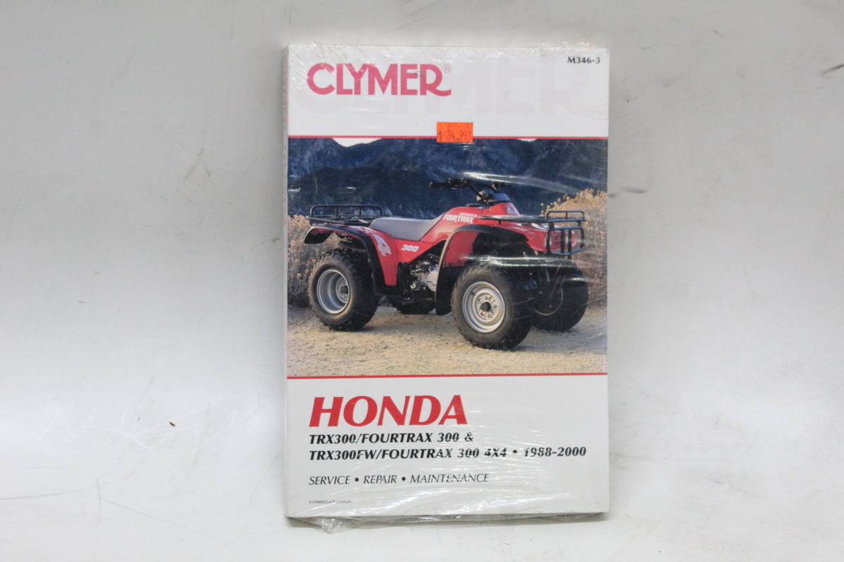 1988-2000 Honda TRX300 TRX300FW FourTrax Clymer Service Repair Manual