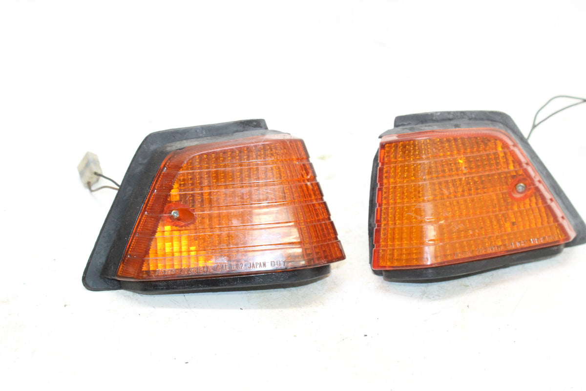 1983 Yamaha XC180 Riva OEM Front Turn Signals Left Right Blinker Pair