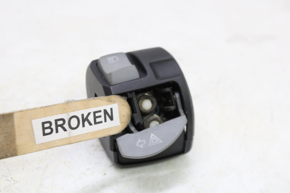 2008 BMW K1200S OEM LEFT CLIP ON HANDLE HORN SIGNALS SWITCH !FOR PARTS!