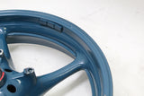 2005 YAMAHA YZF R6 OEM FRONT WHEEL RIM 17X3.50 BLUE