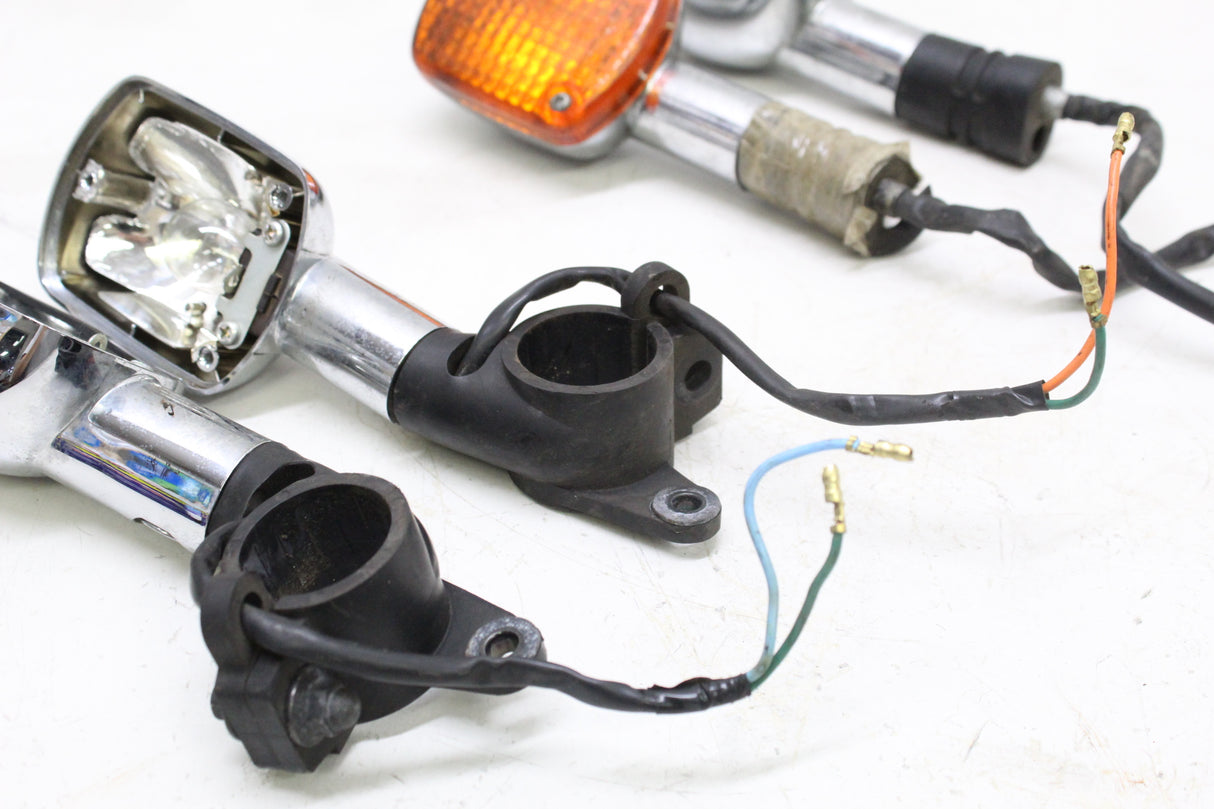 2007 Honda Rebel 250 CMX250CL OEM CHROME FRONT REAR TURN SIGNAL LIGHTS SET OF 4