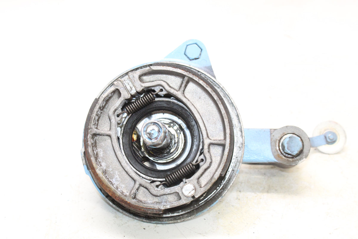 1983 Yamaha XC180 Riva OEM Front Brake Panel Shoes Axle Suspension Arm
