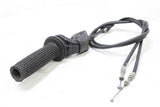 2011 KAWASAKI KLR650 OEM RIGHT THROTTLE GRIP W CABLES HOUSING