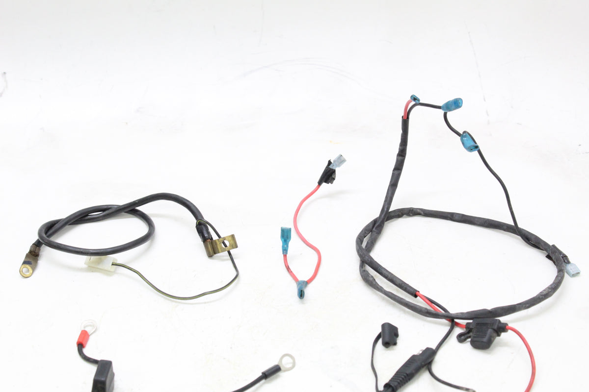 2011 KAWASAKI KLR650 BATTERY CABLE WIRE LEAD RING TERMINALS W FUSES