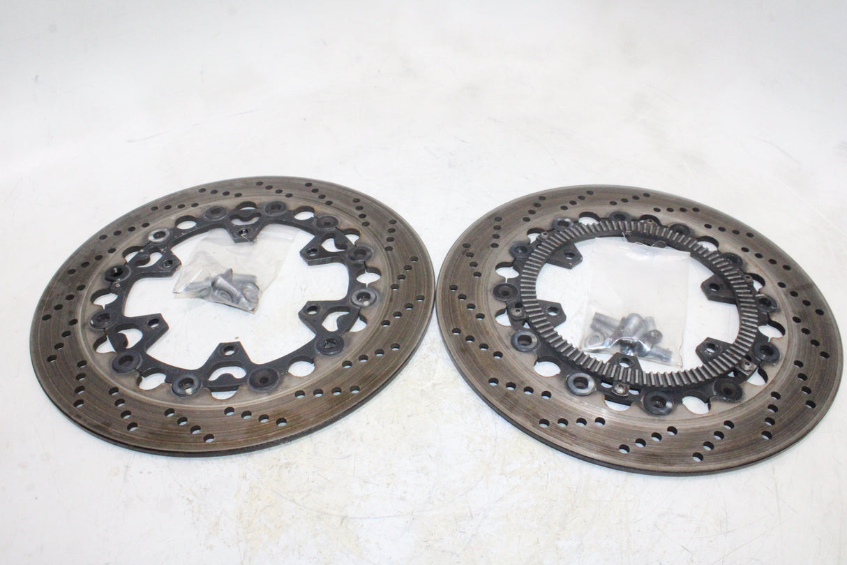 2001 BMW R1100RT OEM FRONT LEFT RIGHT BRAKE ROTORS DISCS