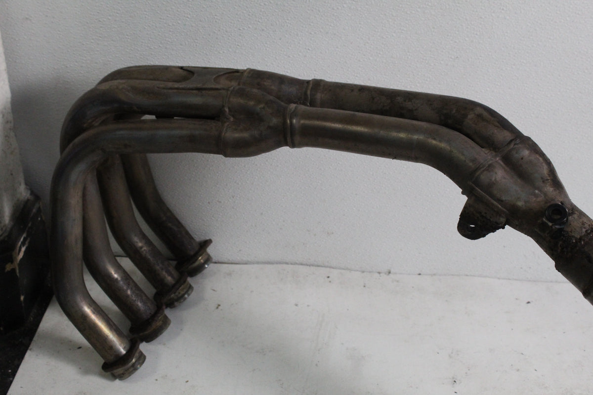 2009 Yamaha YZF R6S Exhaust Headers Mid Pipe With Yoshimura Muffler