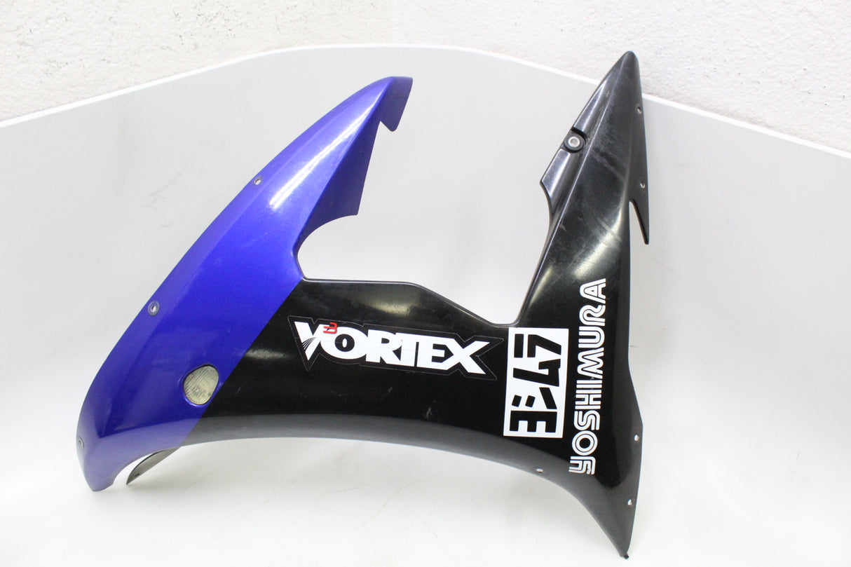 2007 Yamaha YZF R6S OEM LEFT MID UPPER SIDE FAIRING COWL PLASTIC
