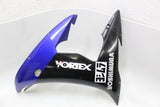 2007 Yamaha YZF R6S OEM LEFT MID UPPER SIDE FAIRING COWL PLASTIC
