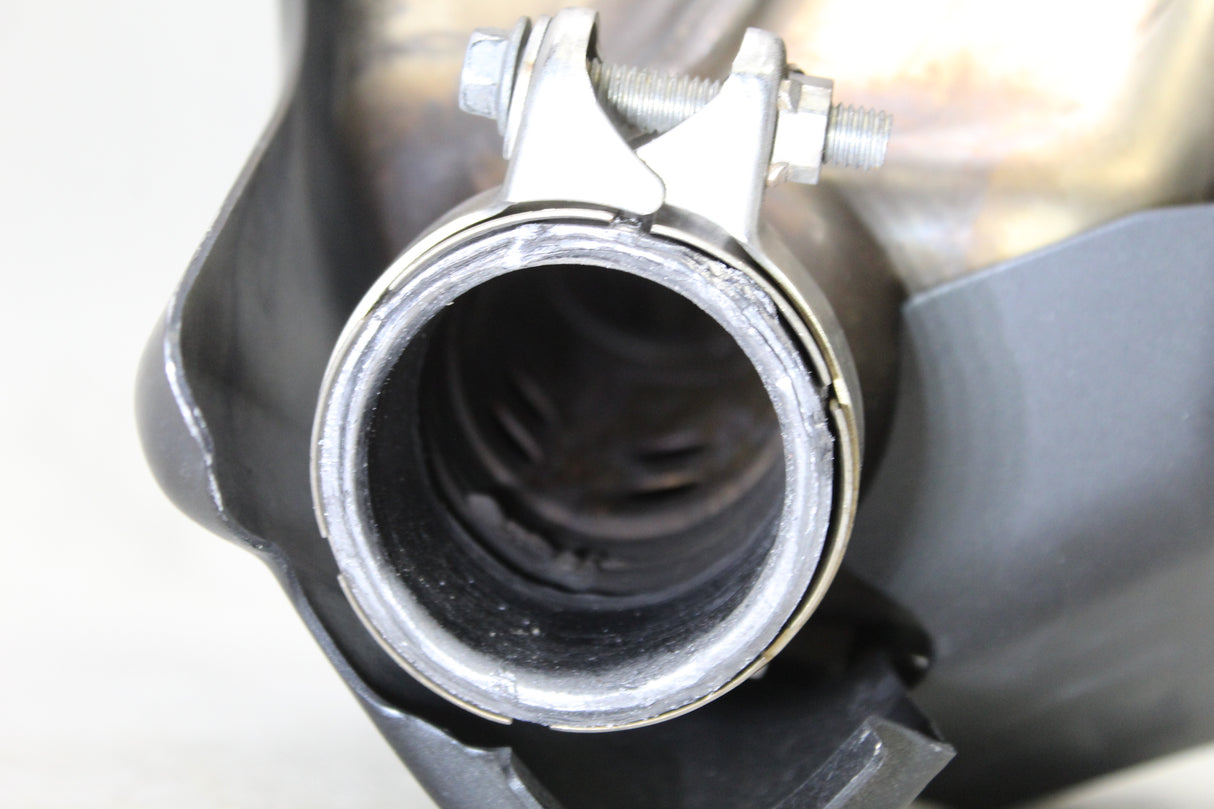 2009 Kawasaki Ninja ZX6R OEM EXHAUST MIDPIPE MID MIDDLE PIPE W COVER