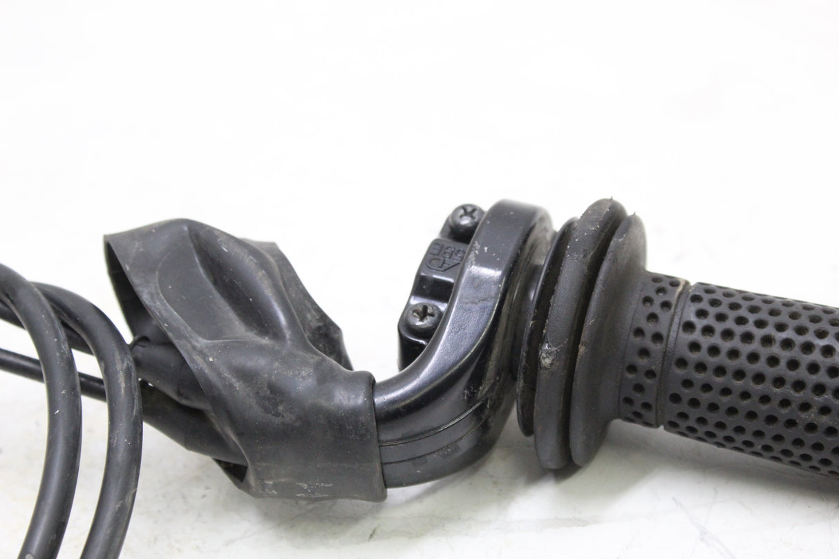 2011 KAWASAKI KLR650 OEM RIGHT THROTTLE GRIP W CABLES HOUSING