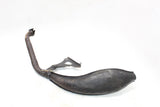 2002 Yamaha Zuma 50 YW50 Exhaust Pipe Expansion Chamber With Mounting Bracket