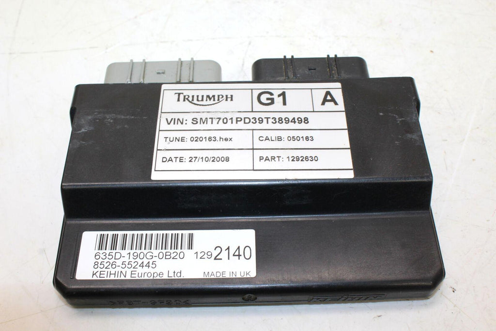 2009 Triumph Tiger Ecu Computer Unit Black Box Ecm Cdi 635d-190g-0b20 - Gold River Motorsports