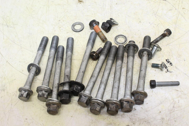 22 Kawasaki Zx10r Engine Mounting Bolts Hardware Motor Screws Oem - Gold River Motorsports