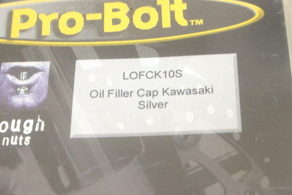 Pro Bolt Oil Filller Cap Kawasaki Silver Lofck10s - Gold River Motorsports