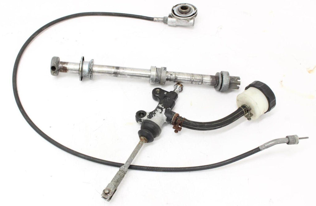 1980 Suzuki Gs1000e Rear Brake Master Cylinder W Reservoir W/Cable/Axle - Gold River Motorsports