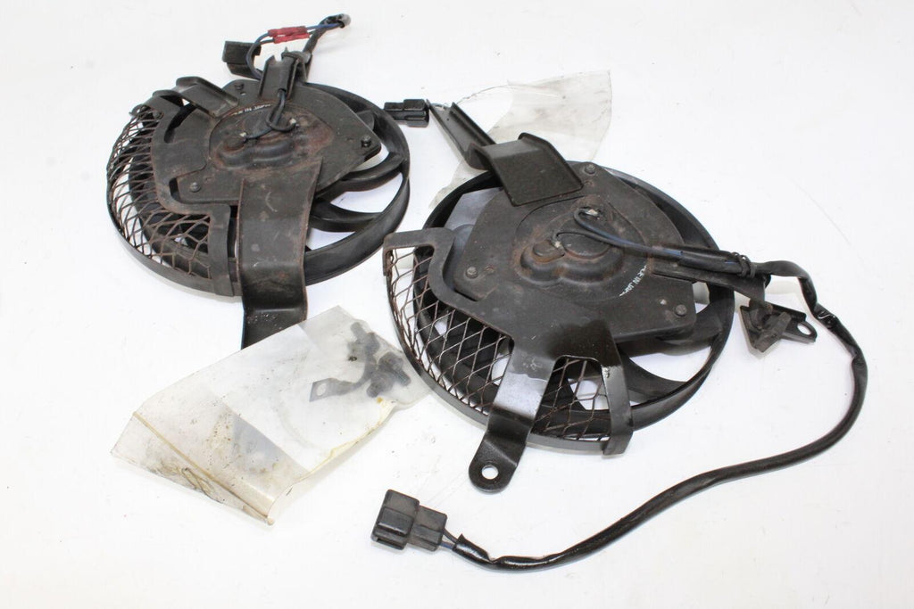 2002-2005 Kawasaki Zzr1200 Left & Right Engine Radiator Cooling Fan W/Bolts Oem - Gold River Motorsports