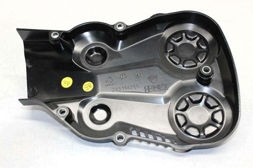 14-15 Ducati Monster 1200 Engine Motor Timing Chain Cover Oem - Gold River Motorsports