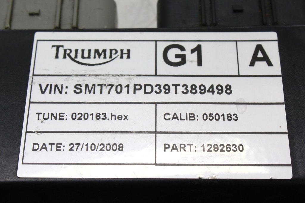 2009 Triumph Tiger Ecu Computer Unit Black Box Ecm Cdi 635d-190g-0b20 - Gold River Motorsports