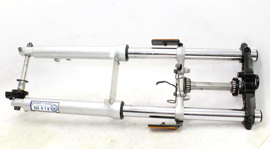 1989 Suzuki Gs500e Complete Front End Forks Suspension Triple Tree Oem - Gold River Motorsports