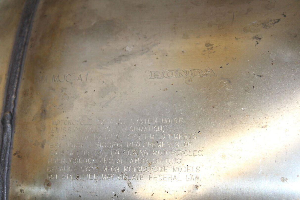 2013-18 Honda Cbr600rr Exhaust Pipe Muffler Slip On Can Silencer 18305-Mjc-305 O - Gold River Motorsports