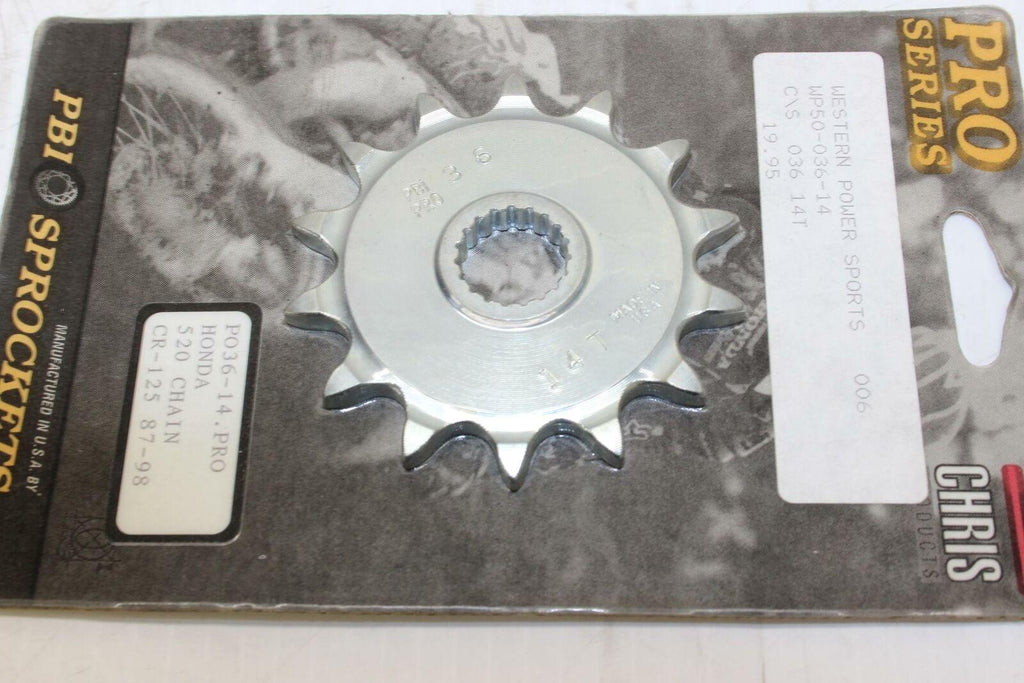 1998 Honda Cr125r Front Sprocket Western Power Sports 006 Wp50-036-14 - Gold River Motorsports