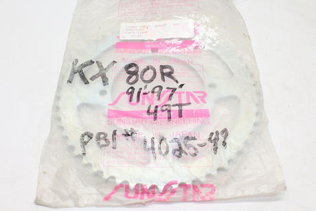 Sunstar Sprockets 4025-49 49t Kx80r 1991-97 Oem - Gold River Motorsports