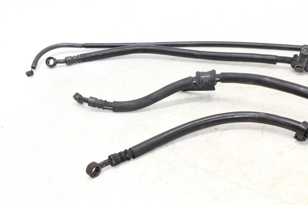 07-09 Yamaha Fz6 Front & Rear Brake Caliper Hoses Lines W/Clutch Cable Oem - Gold River Motorsports