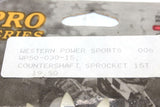 Western Power Sports 006 Wp50-030-15 Countershaft Sprocket 15t - Gold River Motorsports