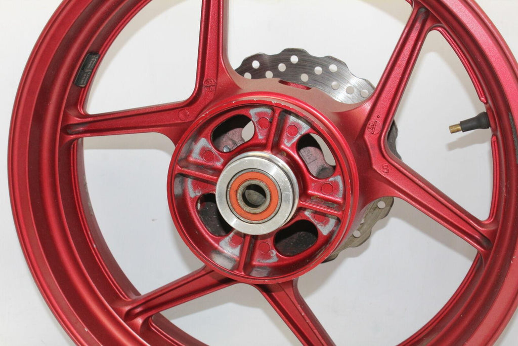 2006-2008 Kawasaki Ninja 650r Rear Wheel Back Rim W Rotor Oem (Minor Wobble)