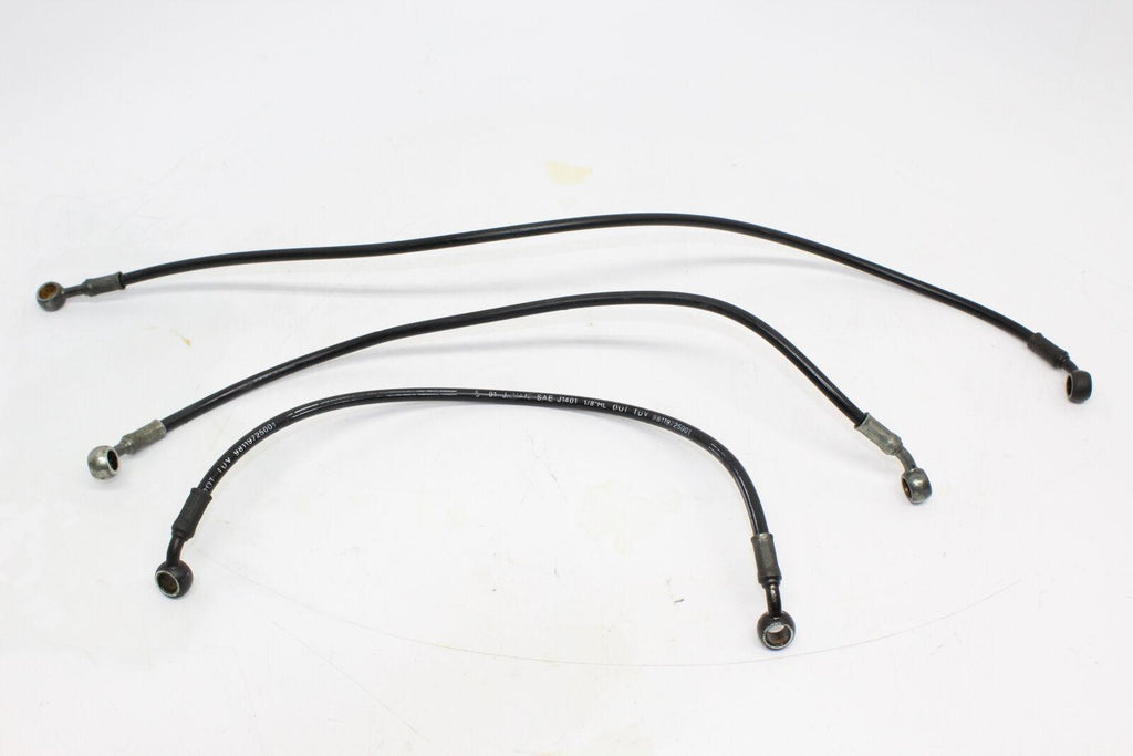2003-2004 Triumph Daytona 600 Front Rear Back Abs Hose Set Lines Hoses Oem - Gold River Motorsports