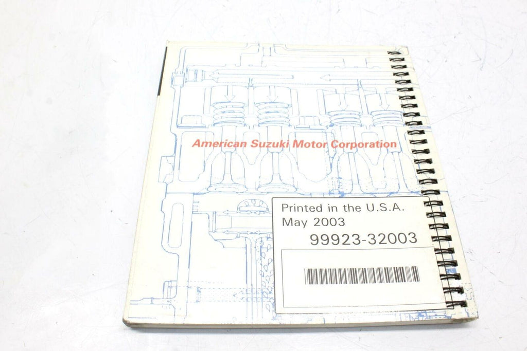 Suzuki Service Manual Book Motorcycle & Atv Ready Reference Manual K3 2003 - Gold River Motorsports