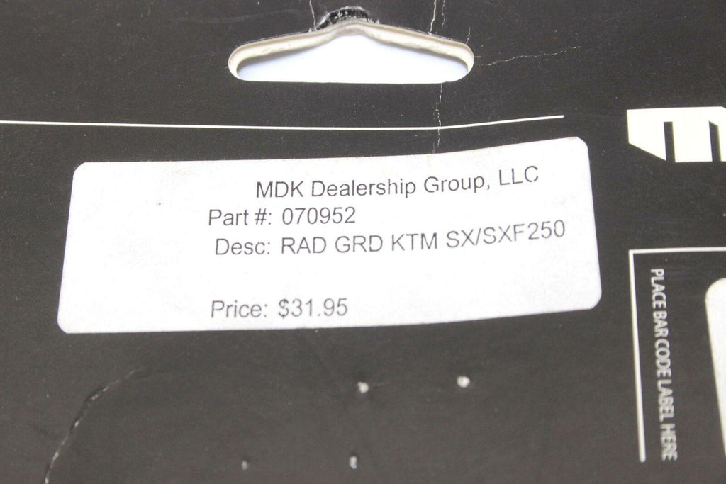 2007 Ktm 250 Sxf Tucker Rocky 070952 Msr Rac Rad Guard - Gold River Motorsports