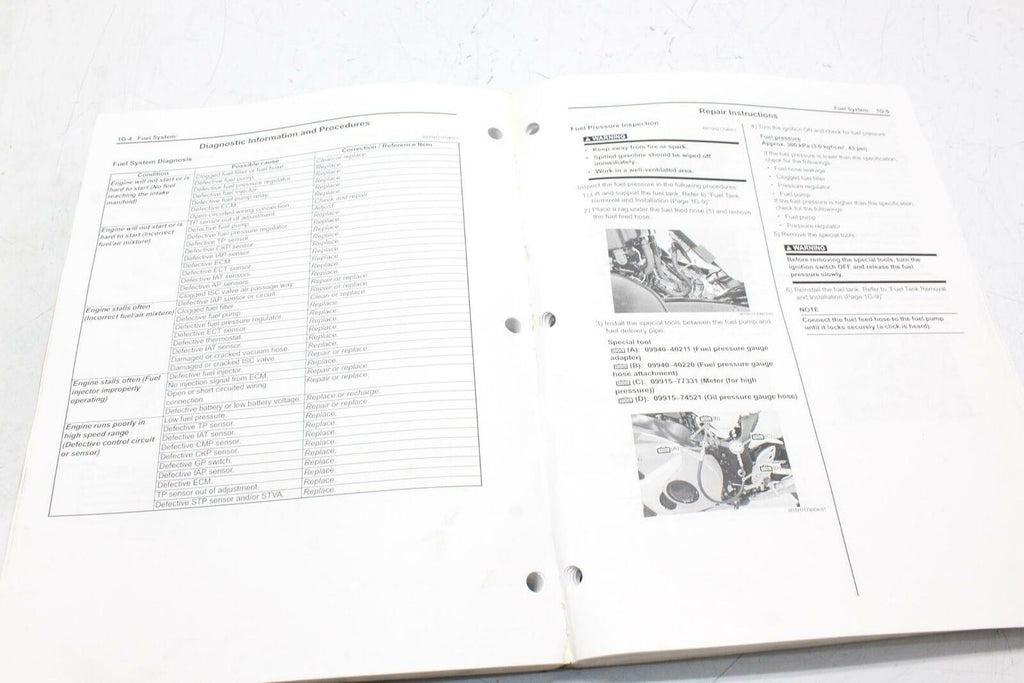 Suzuki Gsxr750 Service Manual Book 2007 - Gold River Motorsports