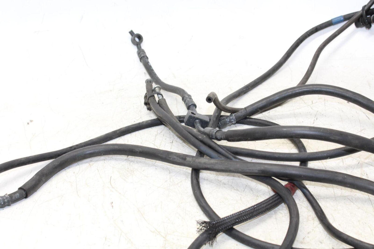 09-12 Kawasaki Ninja Zx6r Zx600r Front & Rear Brake Caliper Hoses Lines Oem - Gold River Motorsports