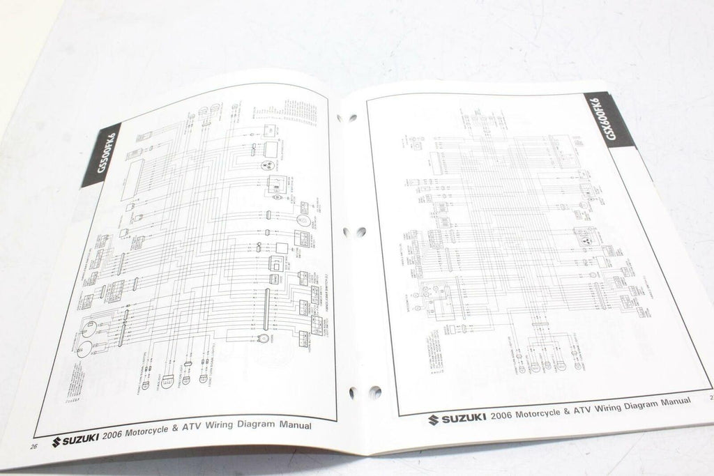 Suzuki Service Manual Book Motorcycle & Atv Diagram Manual K6 2006 - Gold River Motorsports