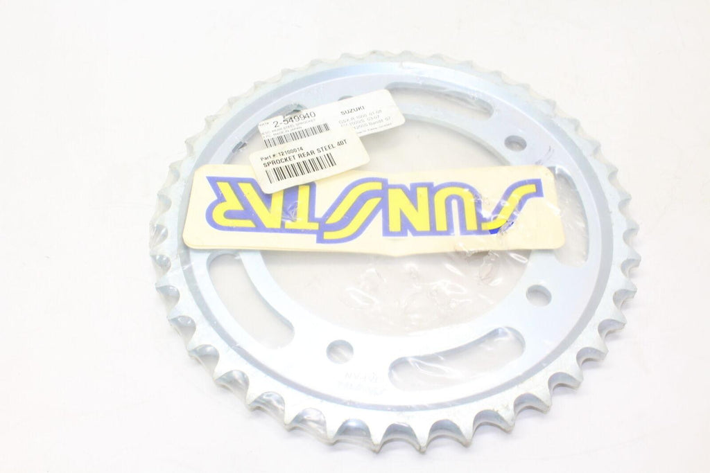 2-549940 Suzuki Rear Sprocket Steel "Sunstar" 40t Oem - Gold River Motorsports