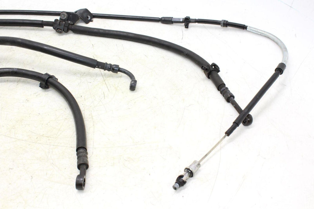 07-09 Yamaha Fz6 Front & Rear Brake Caliper Hoses Lines W/Clutch Cable Oem - Gold River Motorsports