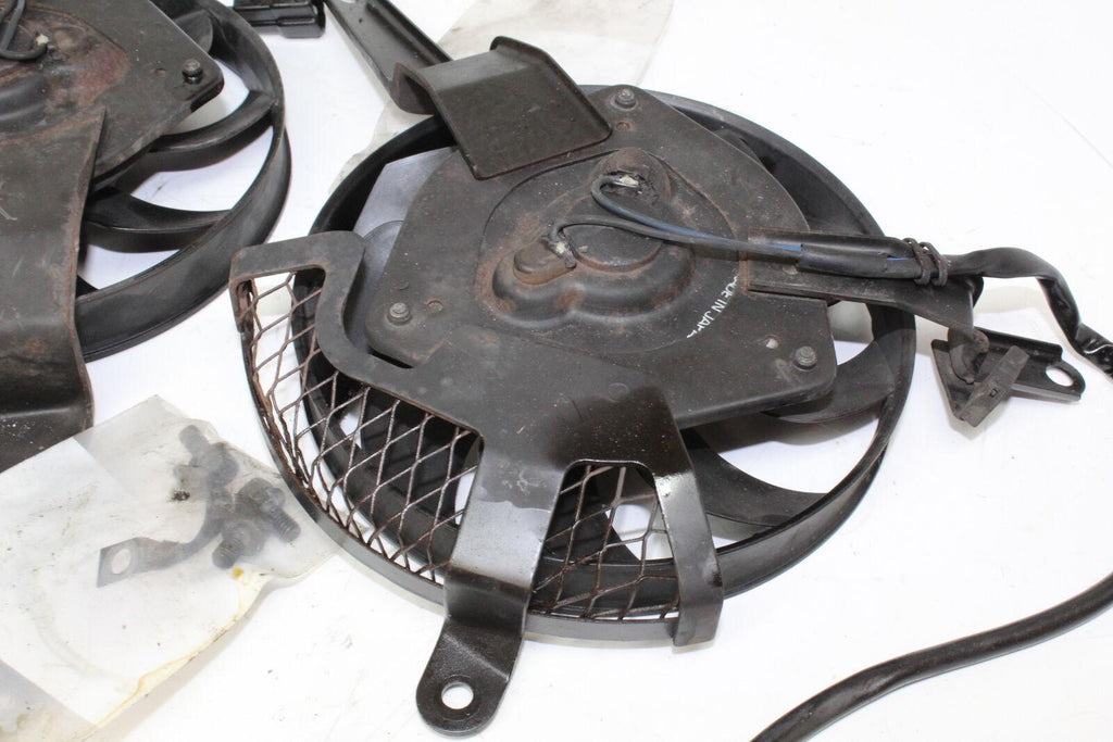 2002-2005 Kawasaki Zzr1200 Left & Right Engine Radiator Cooling Fan W/Bolts Oem - Gold River Motorsports