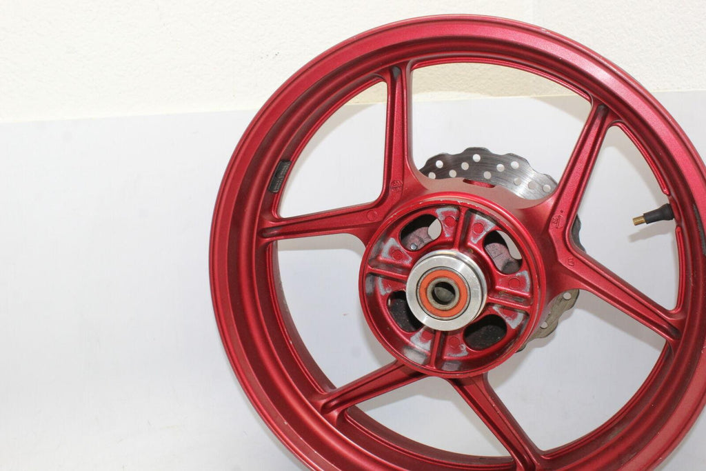 2006-2008 Kawasaki Ninja 650r Rear Wheel Back Rim W Rotor Oem (Minor Wobble)