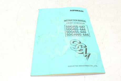 Instruction Manual Engine Generator - Gold River Motorsports