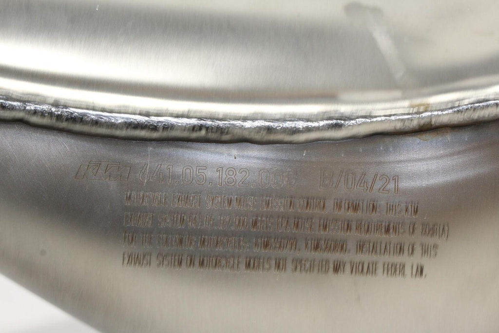 2020 Ktm Duke 890 Pipe Muffler Oem - Gold River Motorsports