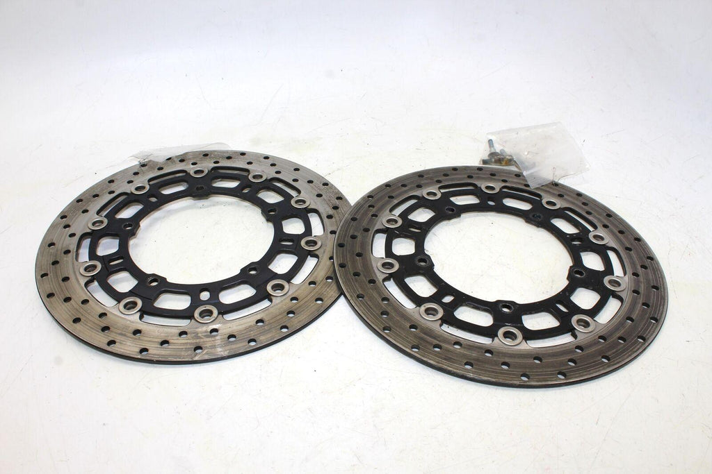 2007 Yamaha Yzf R6 Front Left Right Brake Rotors Discs - Gold River Motorsports