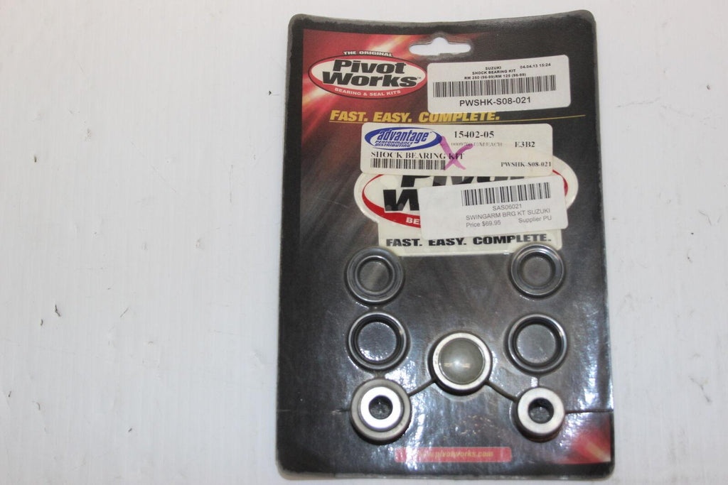 1996-1999 Suzuki Rm250 Swingarm Shock Bearing Kit Sas06021 Pivot Works - Gold River Motorsports