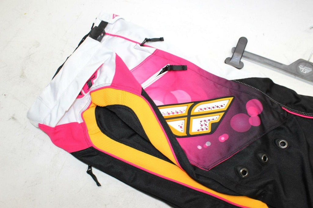 Fly Racing Kinetic Sportbike Motorcycle Pants Pink/ Black Womens Size 3/4 *New* - Gold River Motorsports