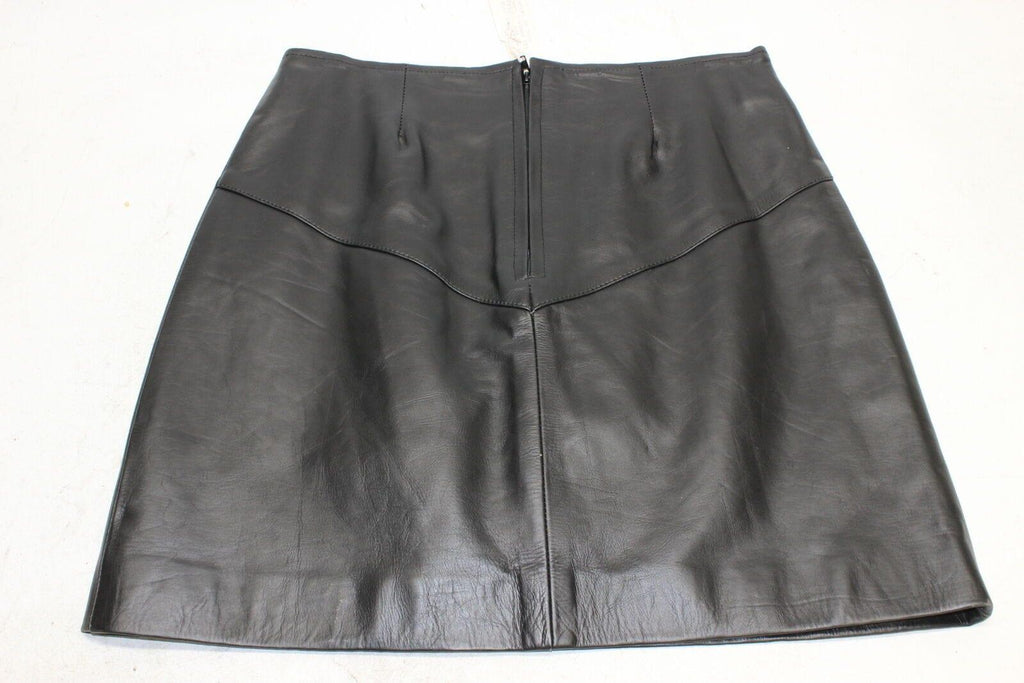 River Road Vegas Real Leather Skirt Size 7/8 Black *New* - Gold River Motorsports